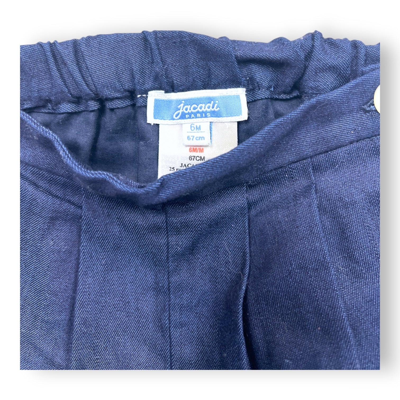 JACADI - SHORTS - BLUE - 6 MONTHS