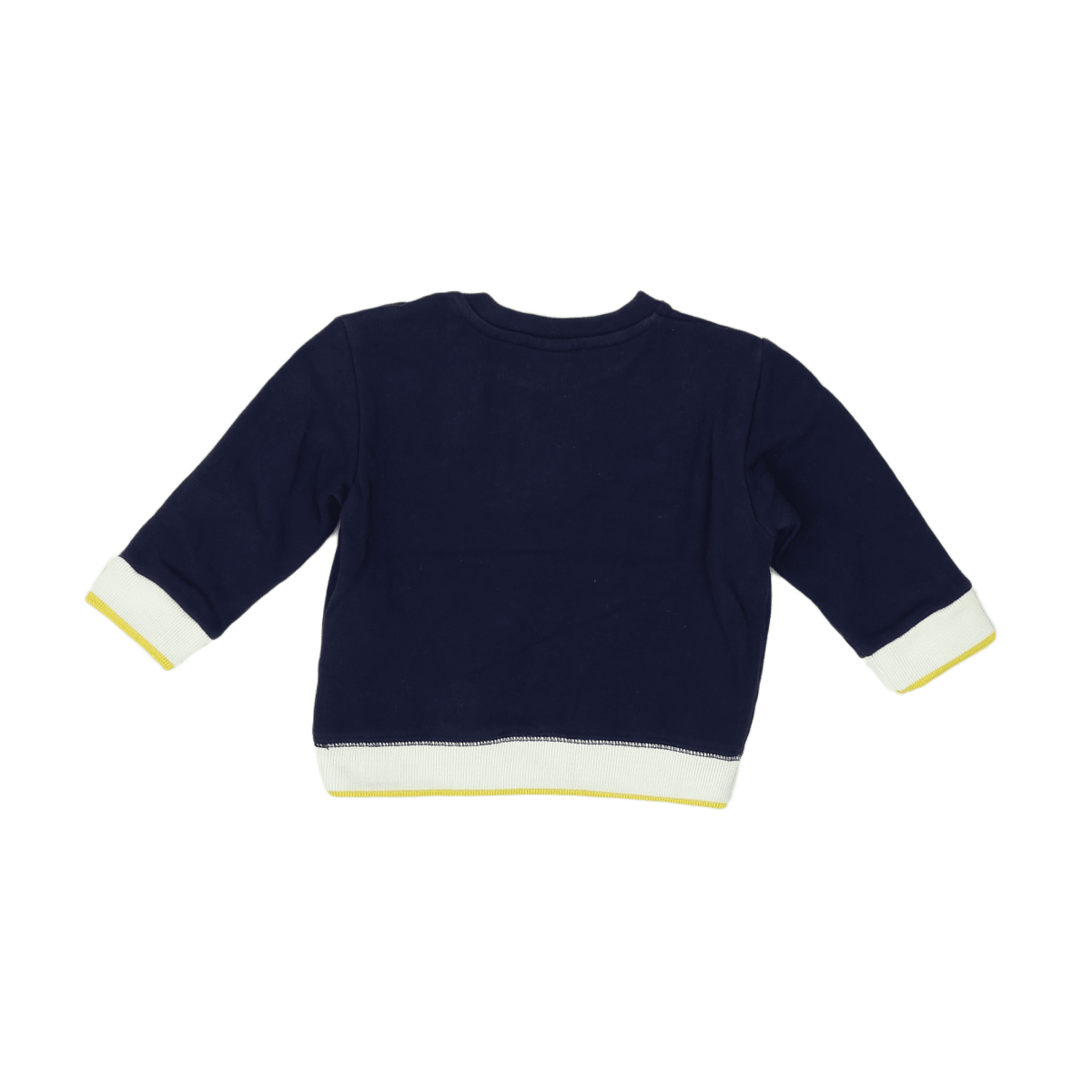 BONTON - SWEATSHIRT - BLAU, GELB - 12 MONATE