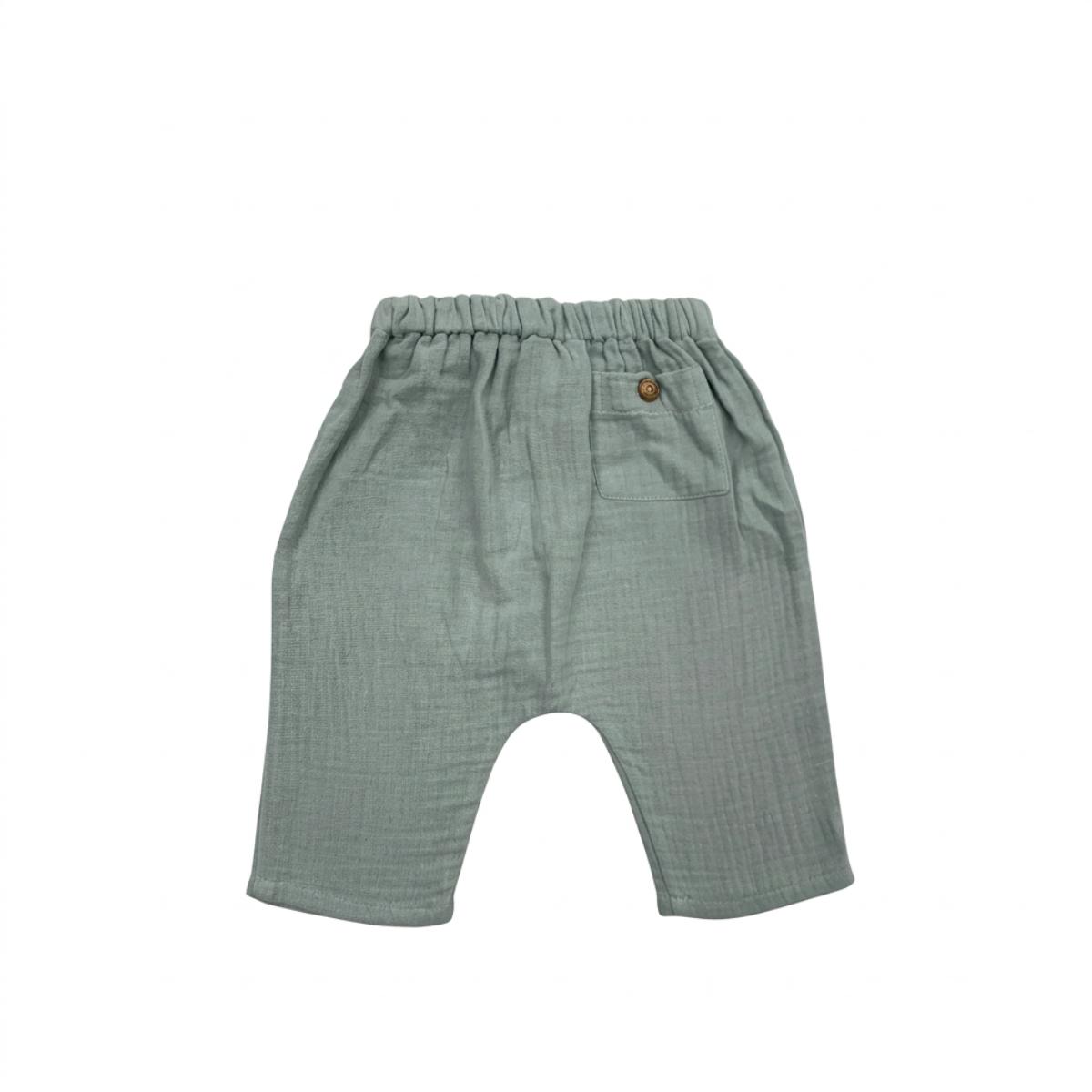 PETITE LUCETTE - PANTALON - VERT - 3 MOIS