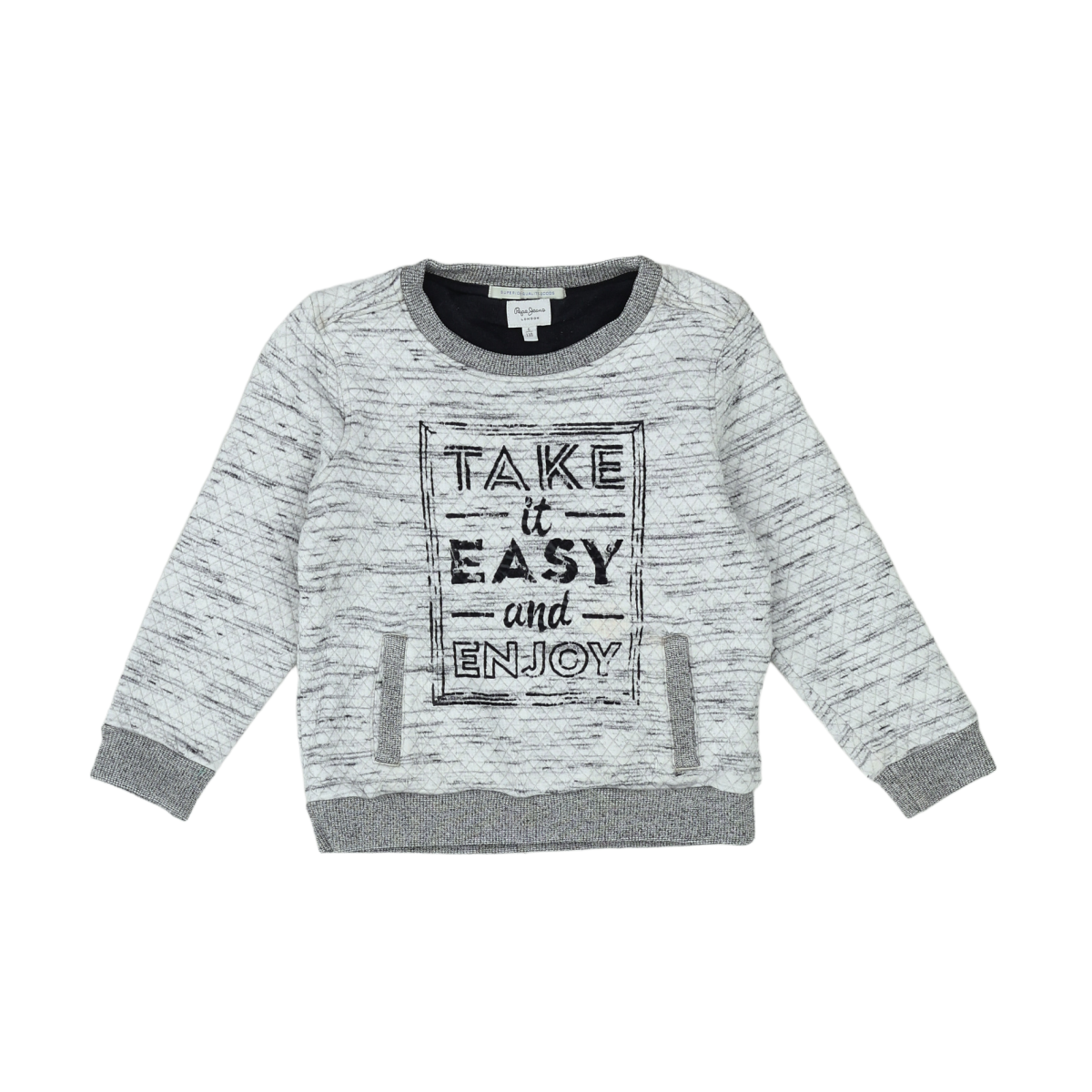 PEPE JEAN - PULL - GRIS, NOIR - 5 ANS