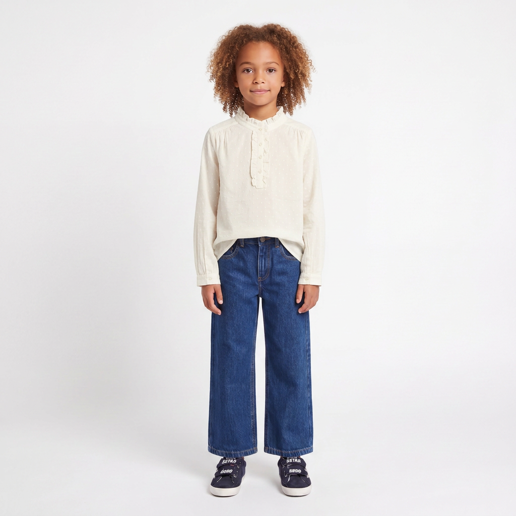 BONPOINT - BLOUSE - BLANC - 8 ANS
