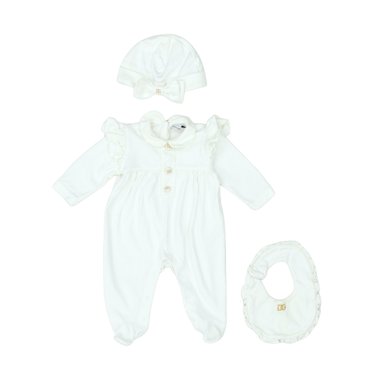 DOLCE & GABBANA - ENSEMBLE - BLANC - 3 MOIS