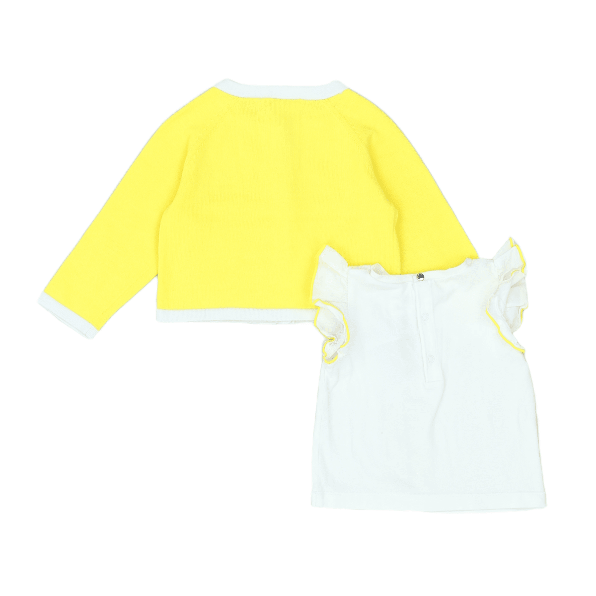 JACADI - ENSEMBLE - BLANC, JAUNE - 18 MOIS
