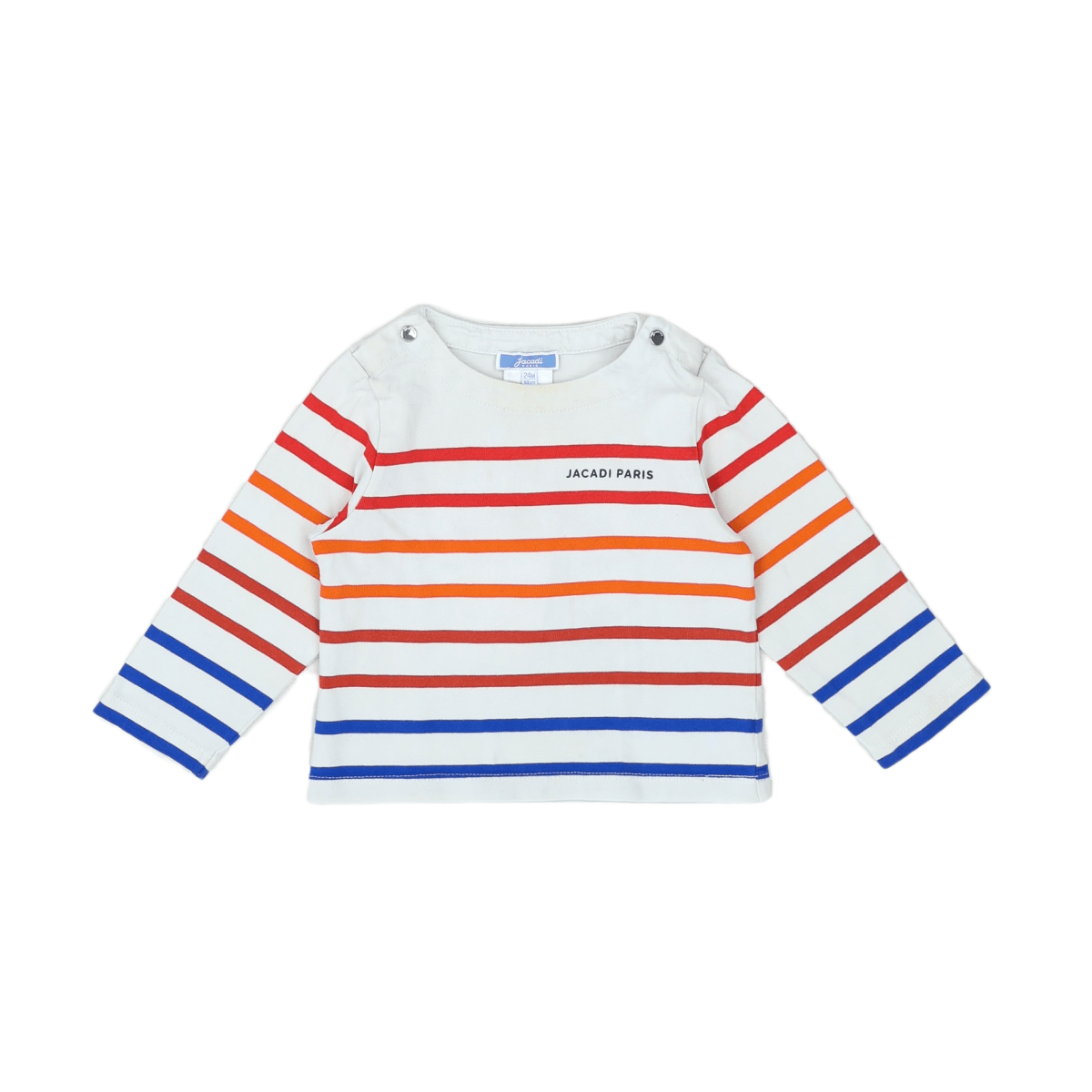 JACADI - T-SHIRT - WEIß, MEHRFARBIG - 24 MONATE