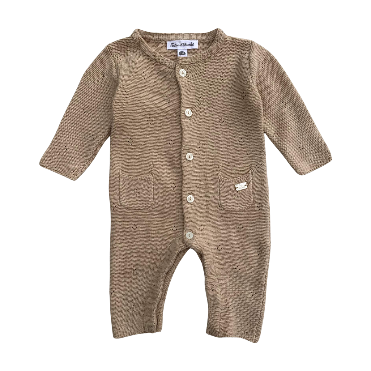 TARTINE & CHOCOLAT - COMBINAISON - BEIGE - 1 MOIS
