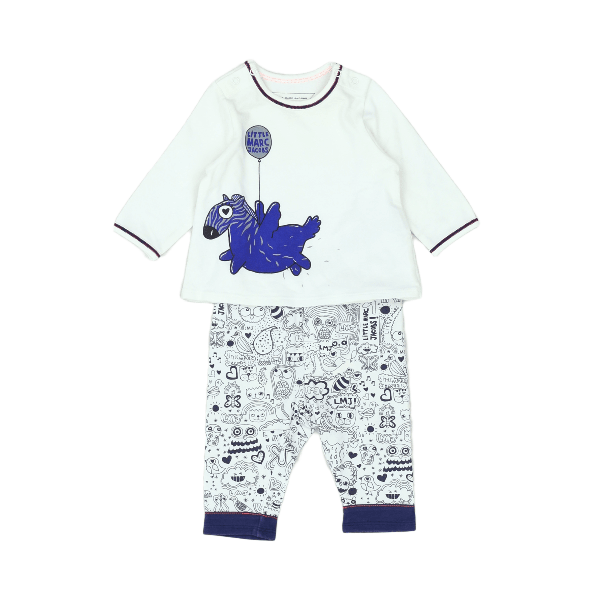LITTLE MARC JACOBS - PYJAMA - BLANC - 1 MOIS