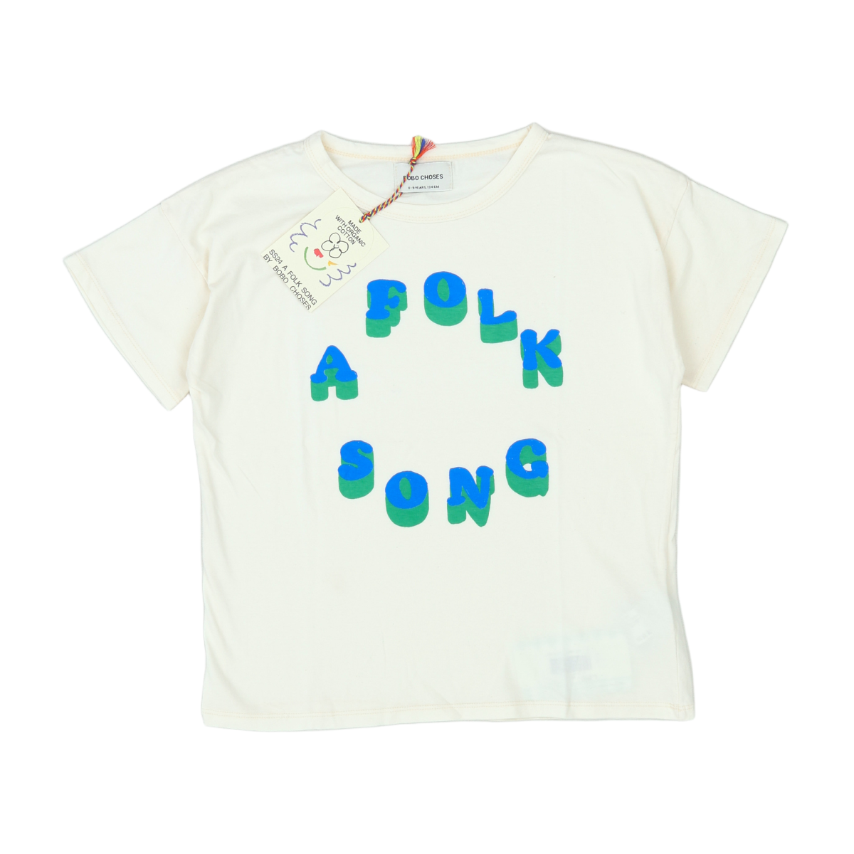 BOBO CHOSES - T-SHIRT - BEIGE - 8 ANS