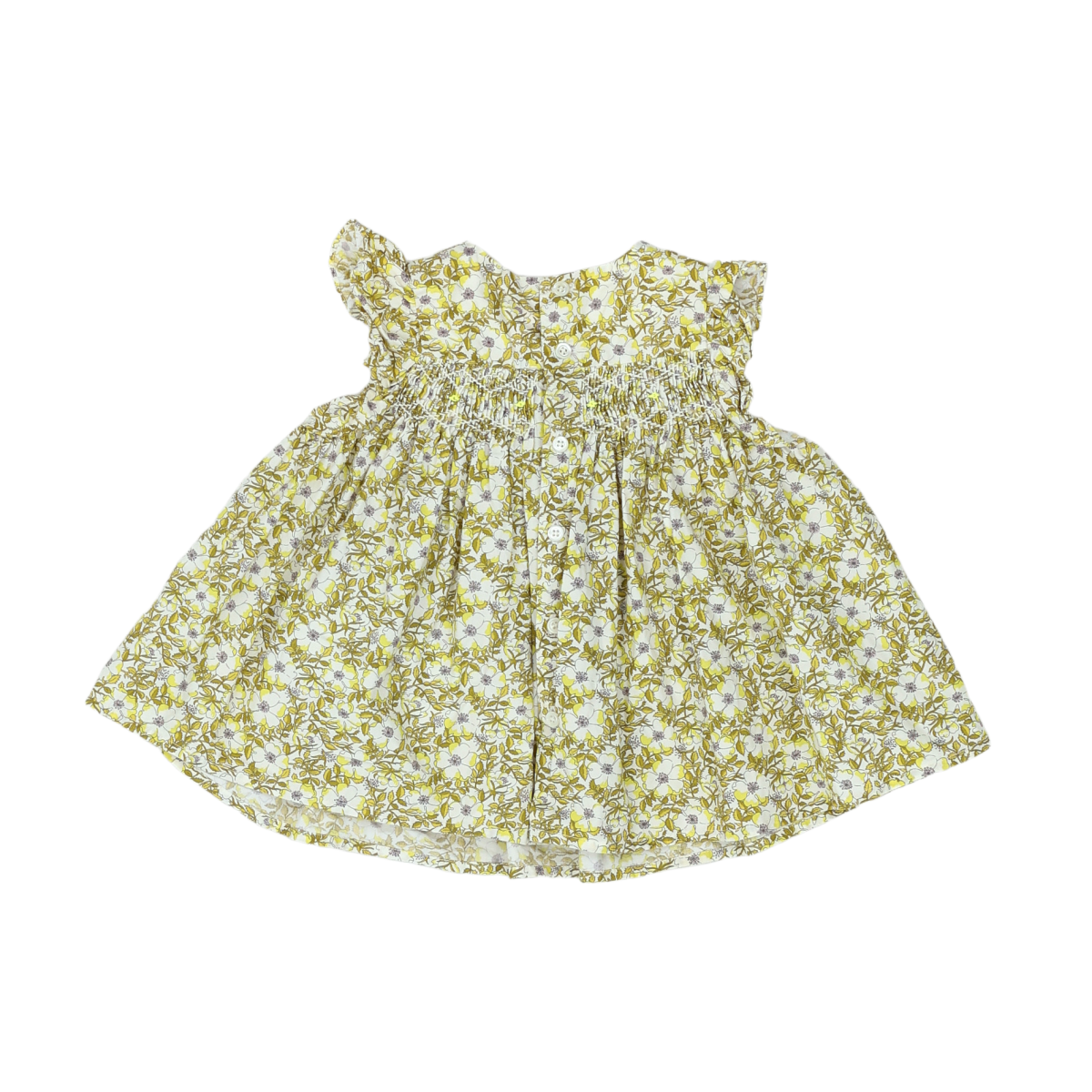BONPOINT - ROBE - JAUNE - 3 ANS