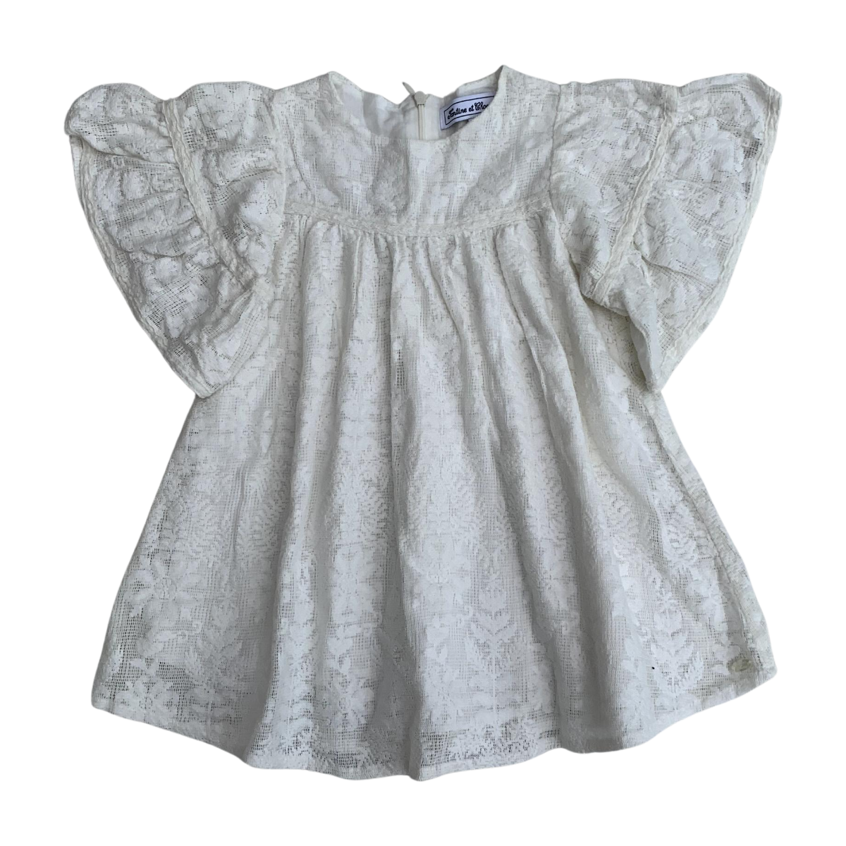 TARTINE & CHOCOLAT - ROBE - BLANC - 3 ANS