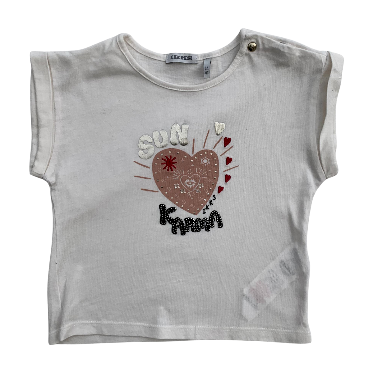 IKKS - T-SHIRT - BLANC - 24 MOIS