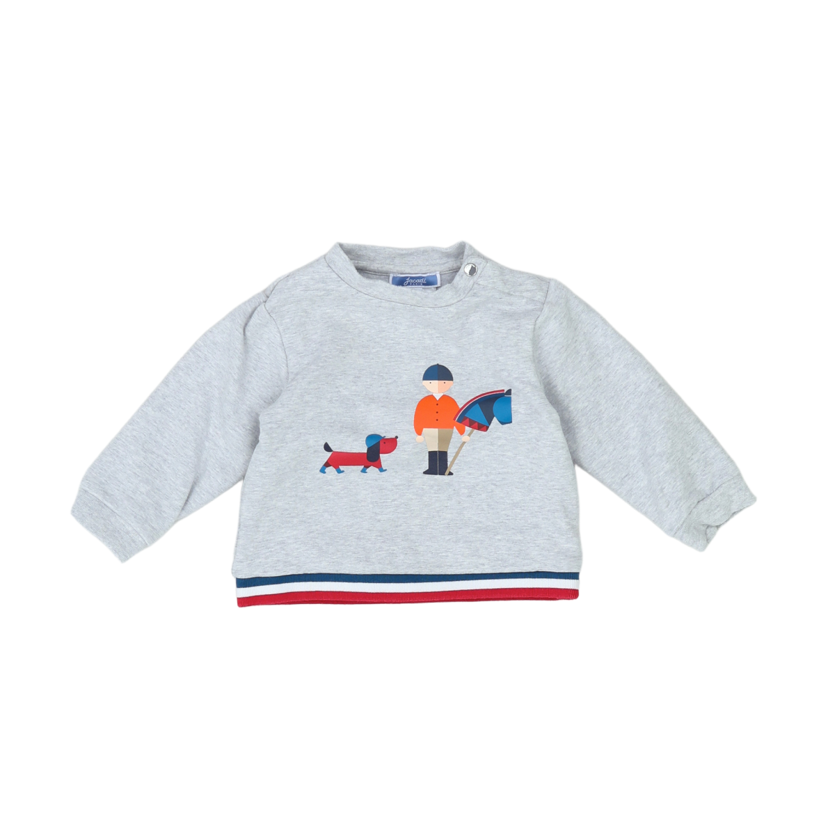 JACADI - SWEAT - GRIS - 12 MOIS