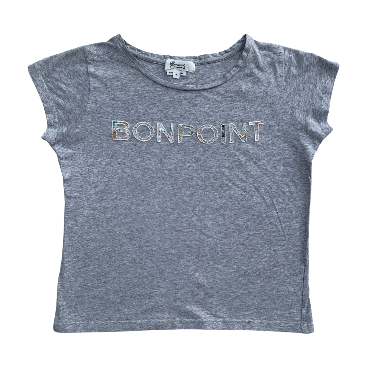 BONPOINT - T-SHIRT - GRIS - 8 ANS