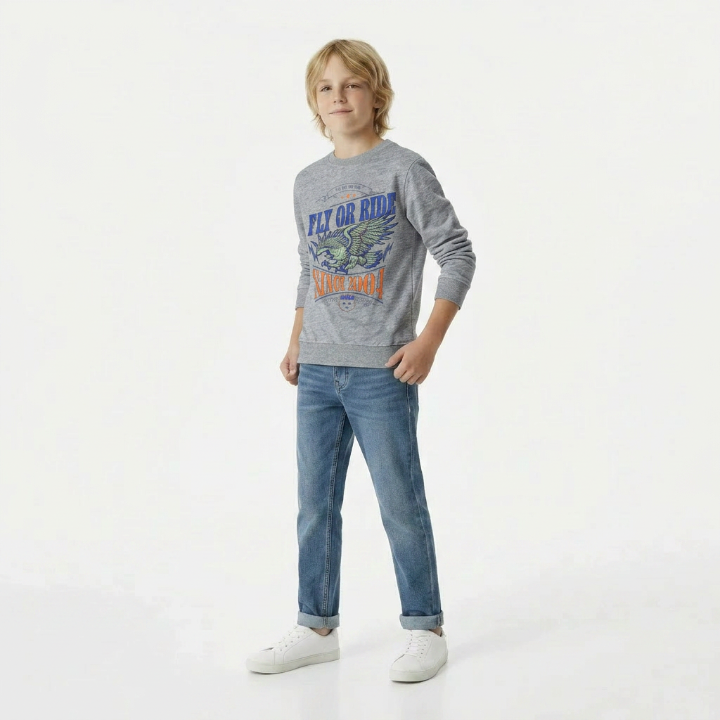 FINGER - PULL - GRIS - 12 ANS