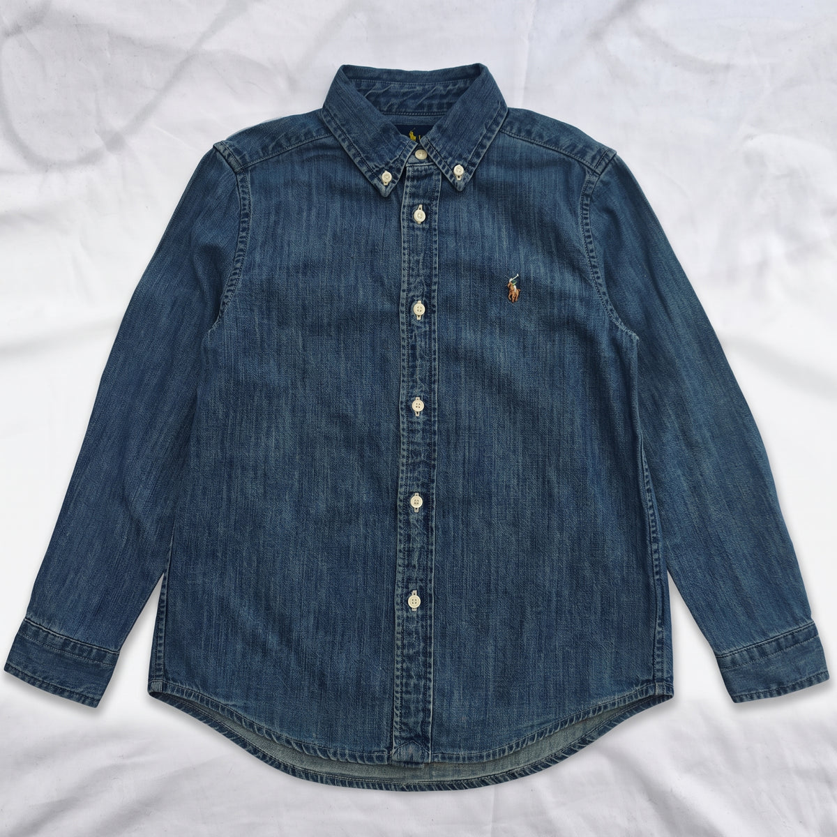 RALPH LAUREN - CHEMISE - BLEU - 6 ANS