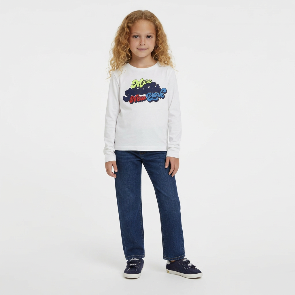 MARC JACOBS - T-SHIRT - BLANC - 6 ANS