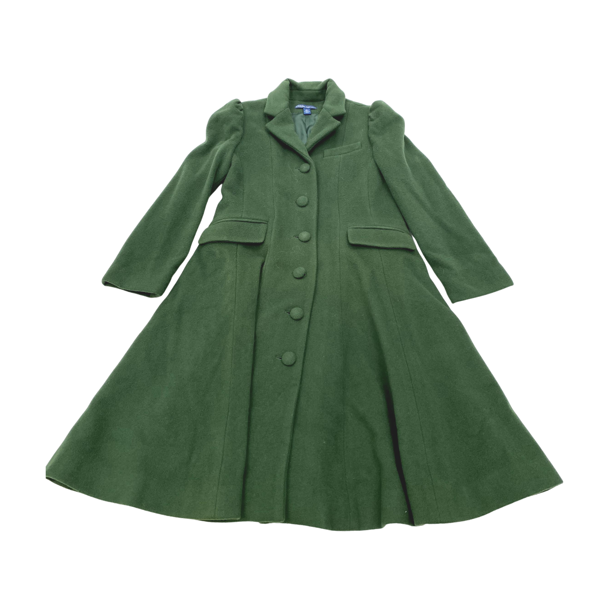 RALPH LAUREN - MANTEAU - VERT - 7 ANS