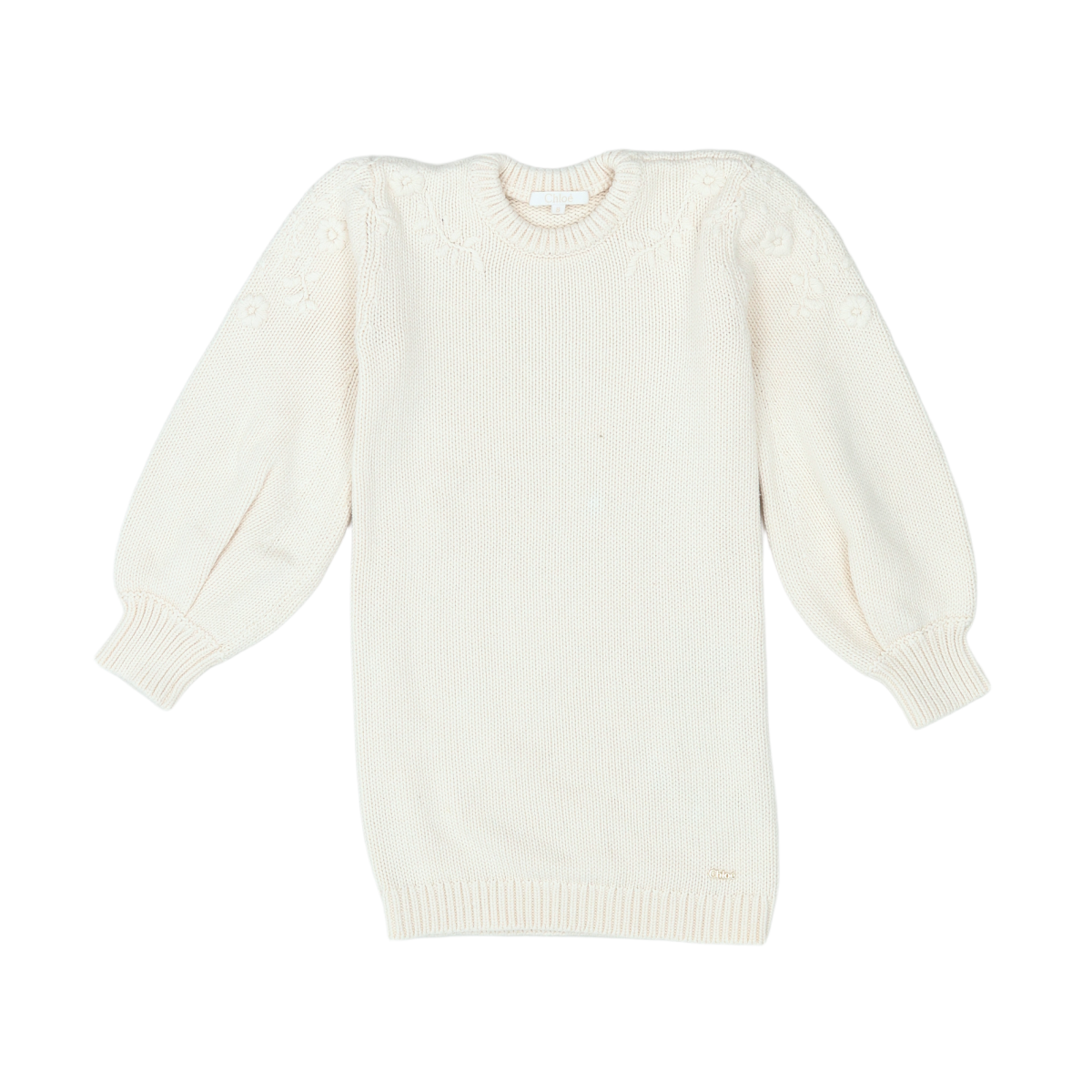 CHLOÉ - ROBE - BEIGE - 8 ANS