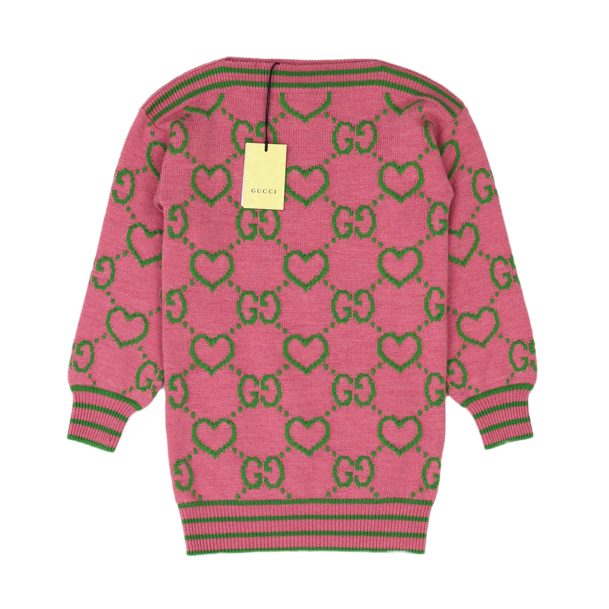GUCCI - ROBE - ROSE, VERT - 6 ANS
