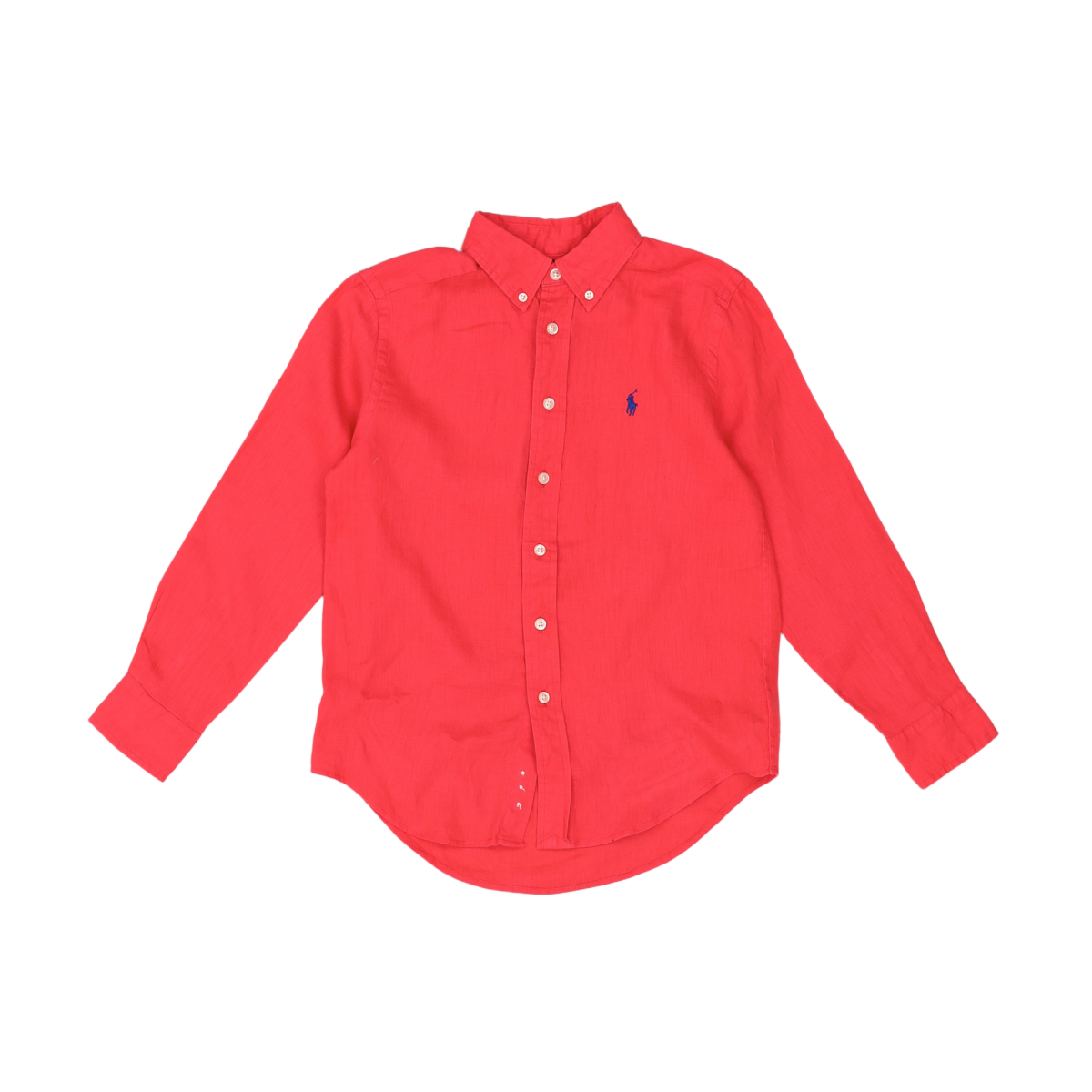 RALPH LAUREN - CHEMISE - ROUGE - 8 ANS
