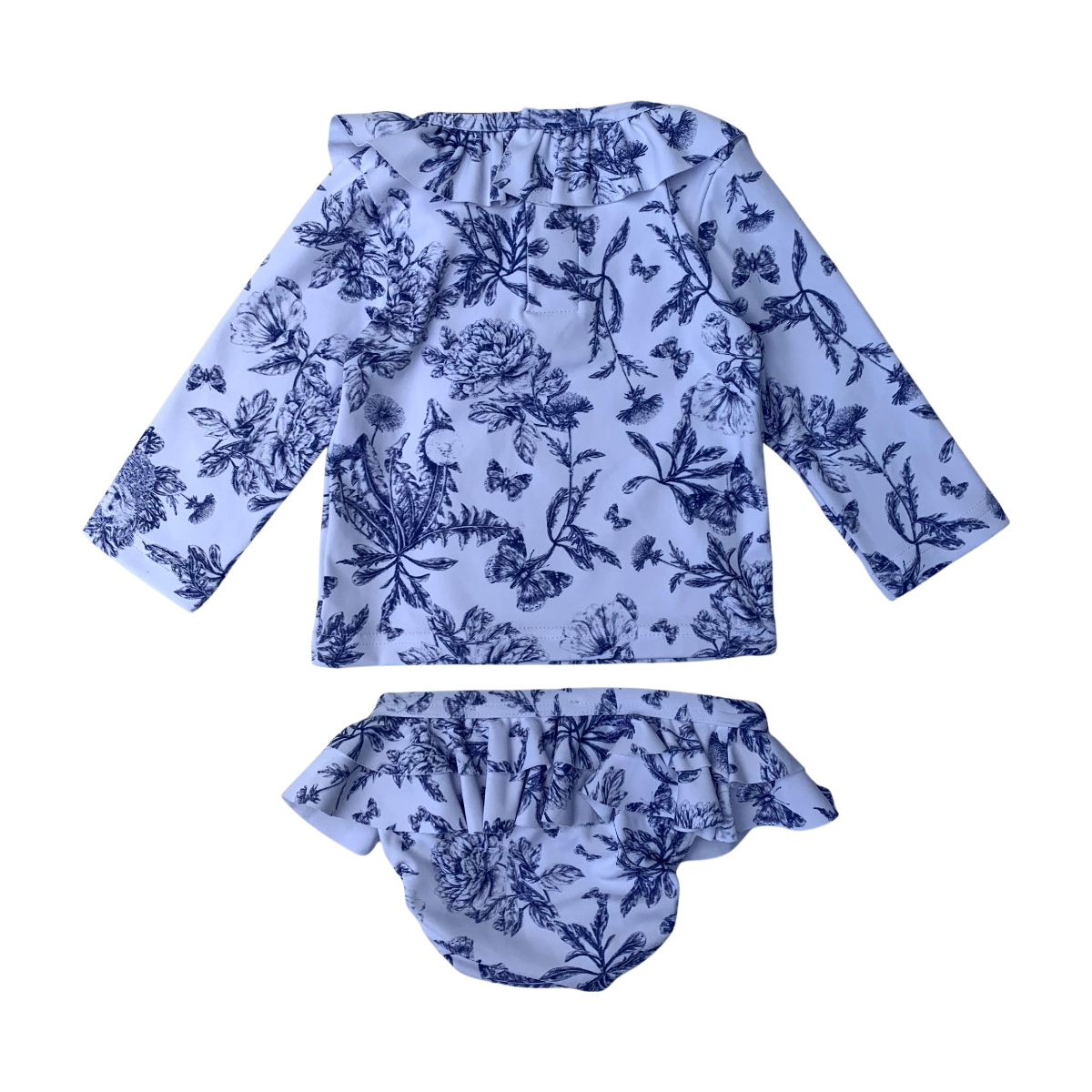 TARTINE & CHOCOLAT - ENSEMBLE DE BAIN - BLANC, BLEU - 3 MOIS