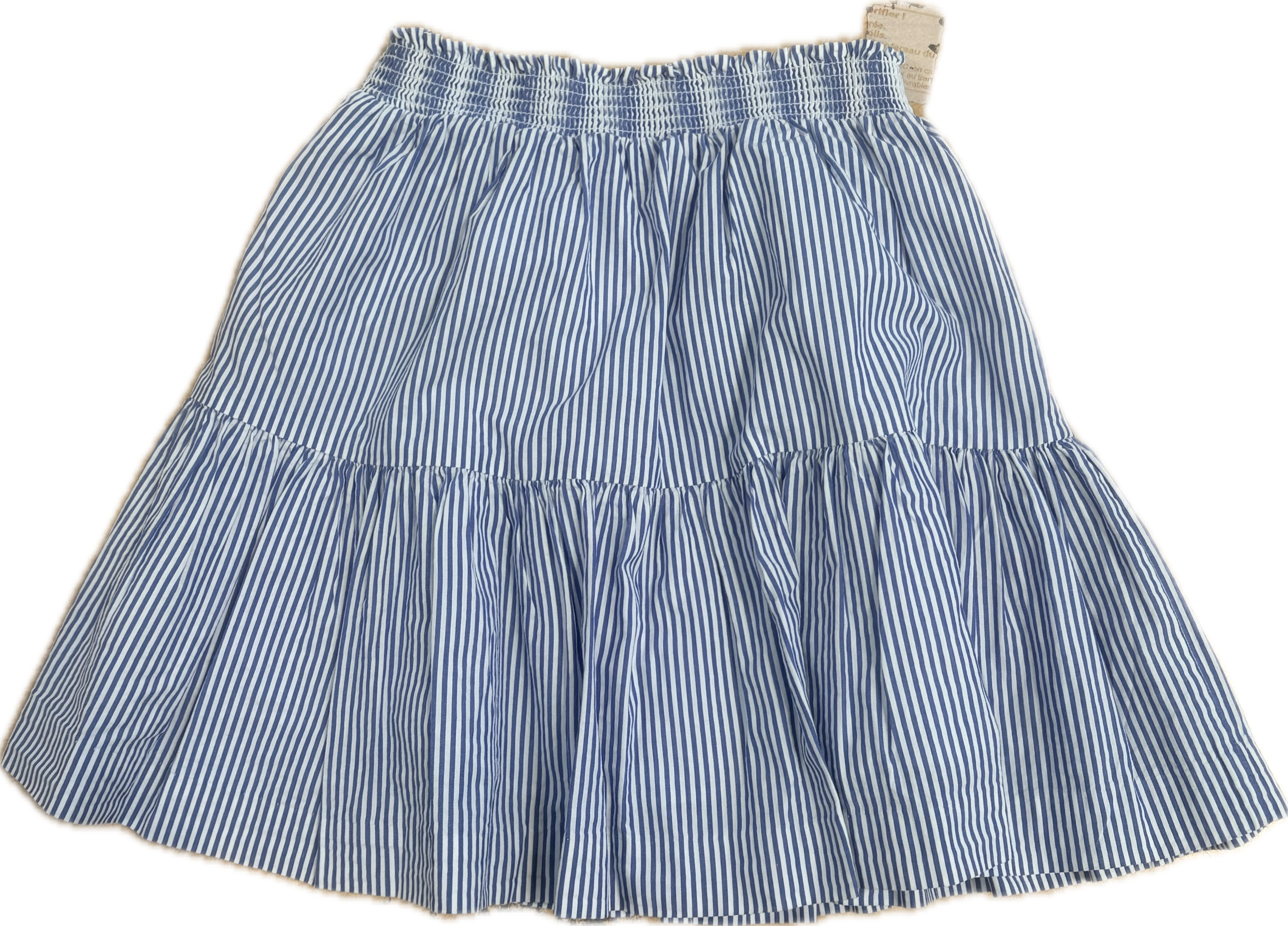 RALPH LAUREN - JUPE - BLEU, BLANC - 7 ANS