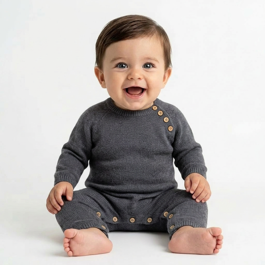 QUINCY MAE - COMBINAISON - GRIS - 18 MOIS