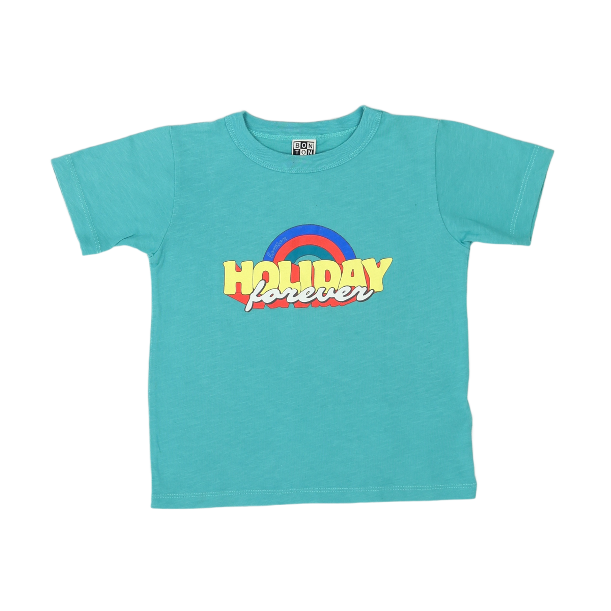 BONTON - T-SHIRT - BLEU - 4 ANS