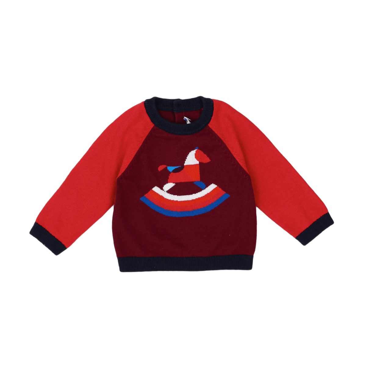 JACADI - PULLOVER - ROT - 18 MONATE