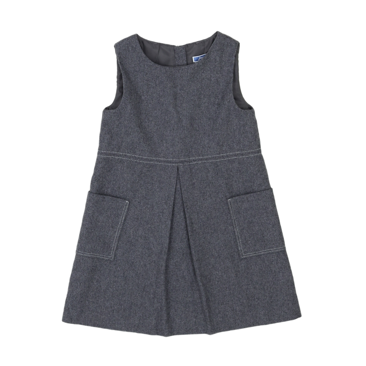 JACADI - ROBE - GRIS - 6 ANS