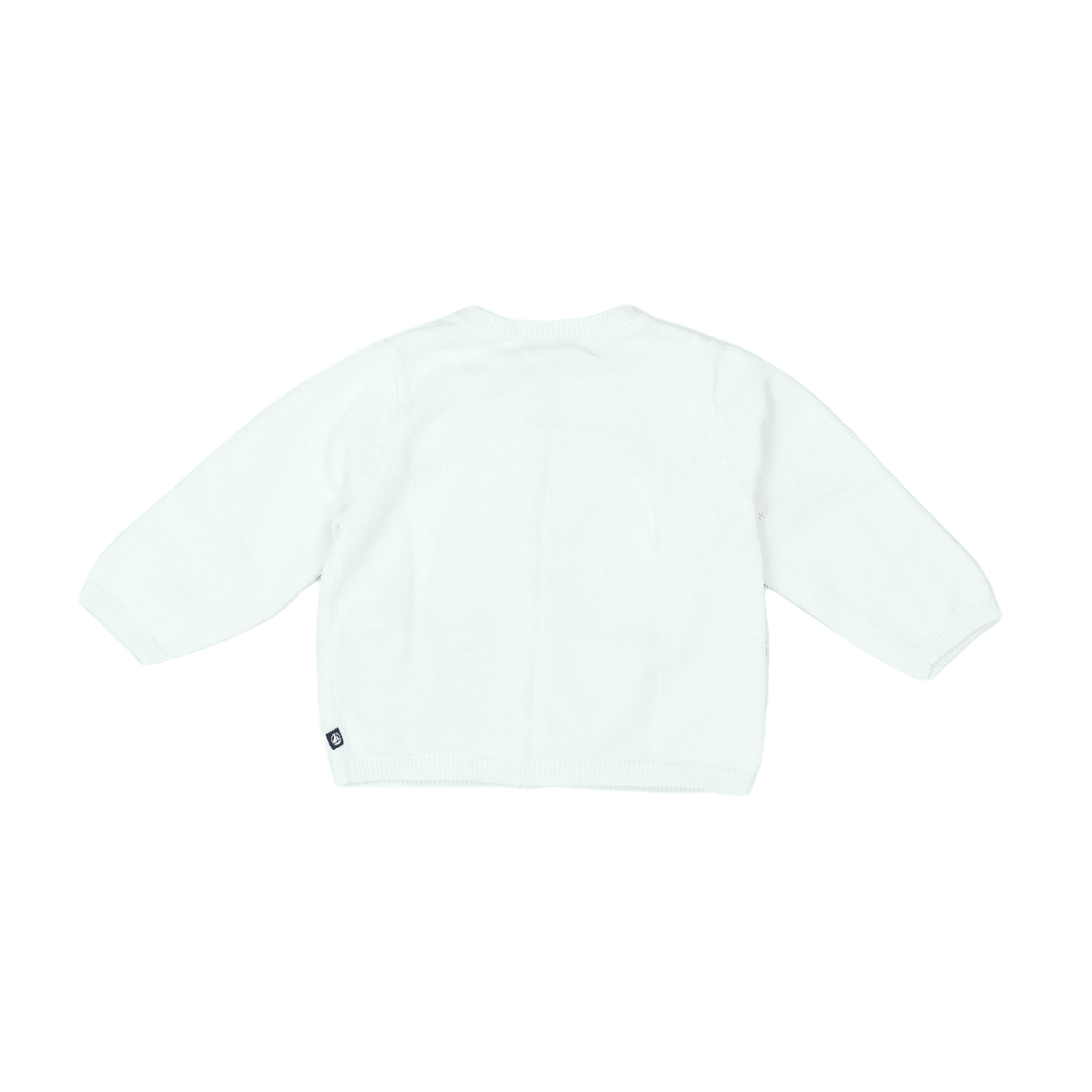 PETIT BOAT - CARDIGAN - WHITE - 12 MONTHS