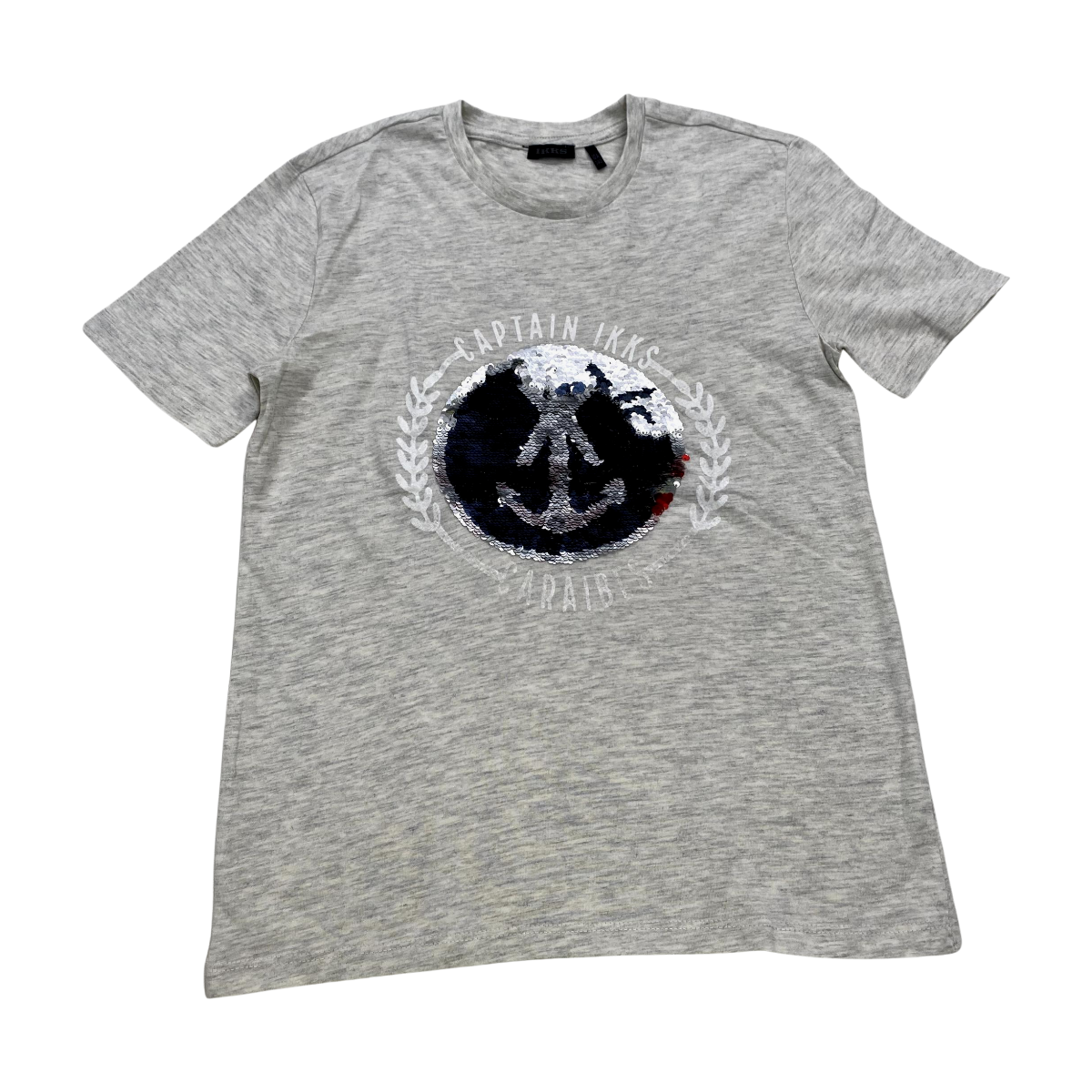 IKKS - T-SHIRT - GRIS - 10 ANS