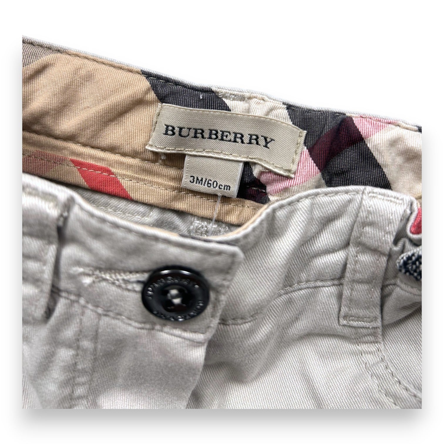 BURBERRY - HOSEN - BEIGE - 3 MONATE