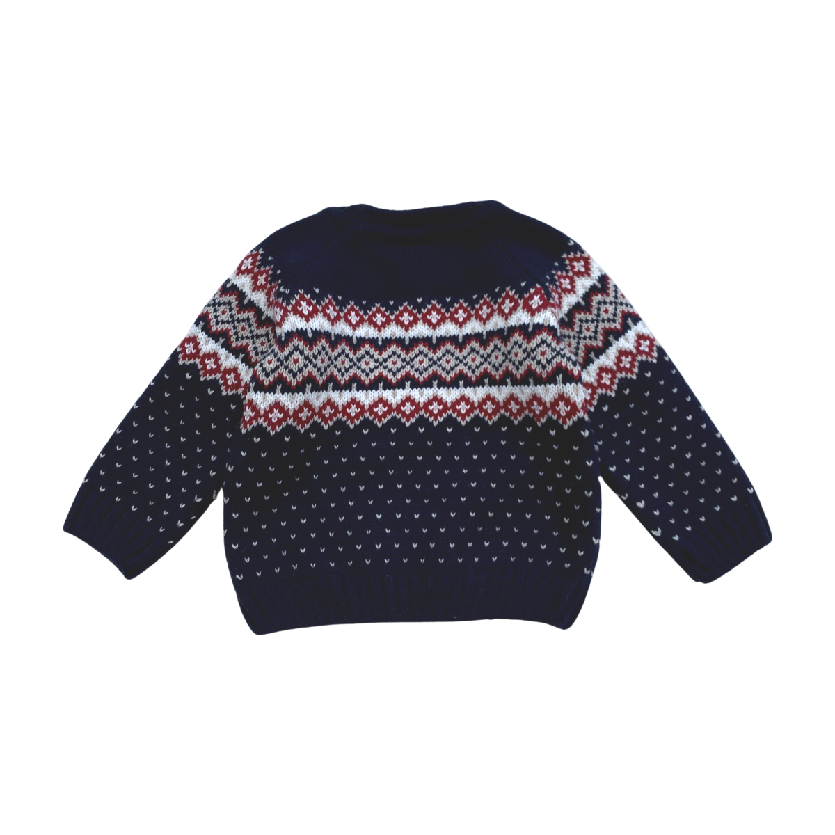 PAZ RODRIGUEZ - PULL - BLEU, ROUGE - 12 MOIS