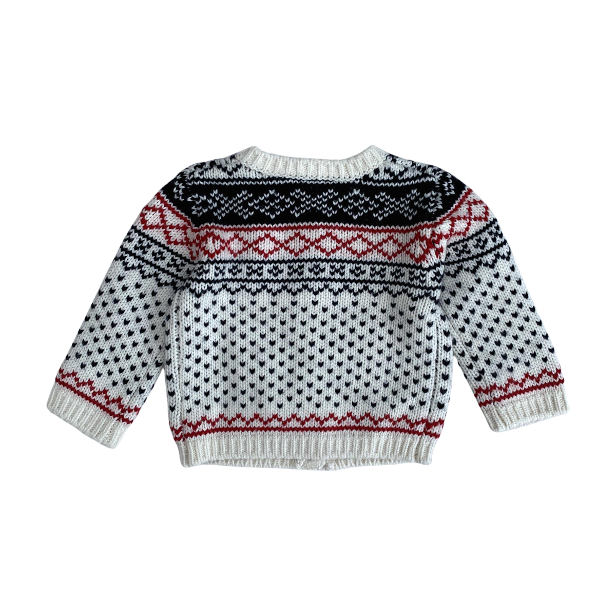 BONPOINT - CARDIGAN - BEIGE, BLEU - 12 MOIS
