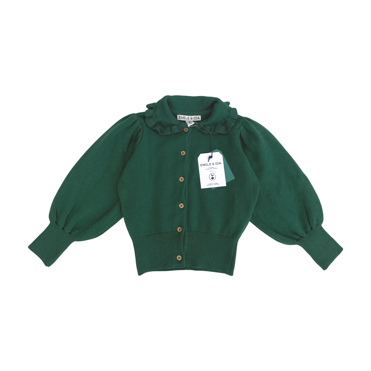 EMILE & IDA - CARDIGAN - VERT - 24 MOIS