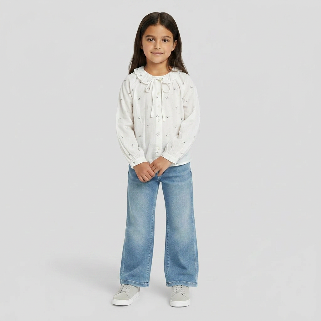 LOUIS LOUISE - BLOUSE - BLANC - 6 ANS