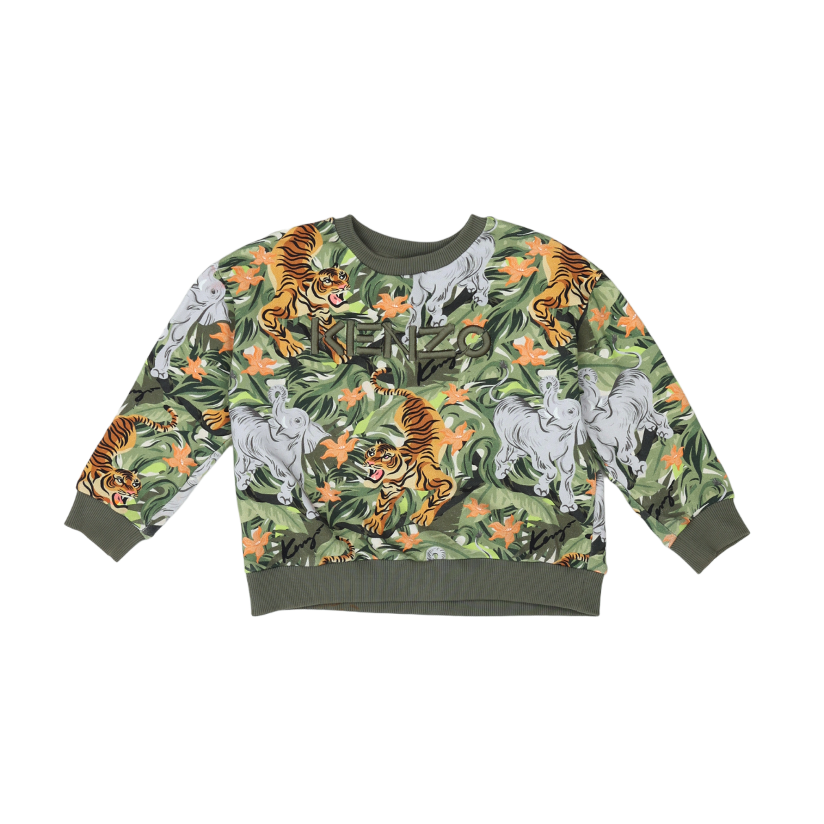 KENZO - PULL - VERT - 6 ANS