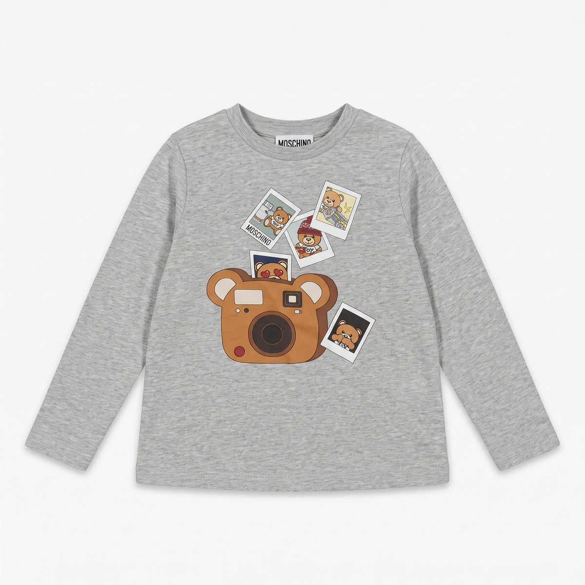 MOSCHINO - T-SHIRT - GRIS - 6 ANS