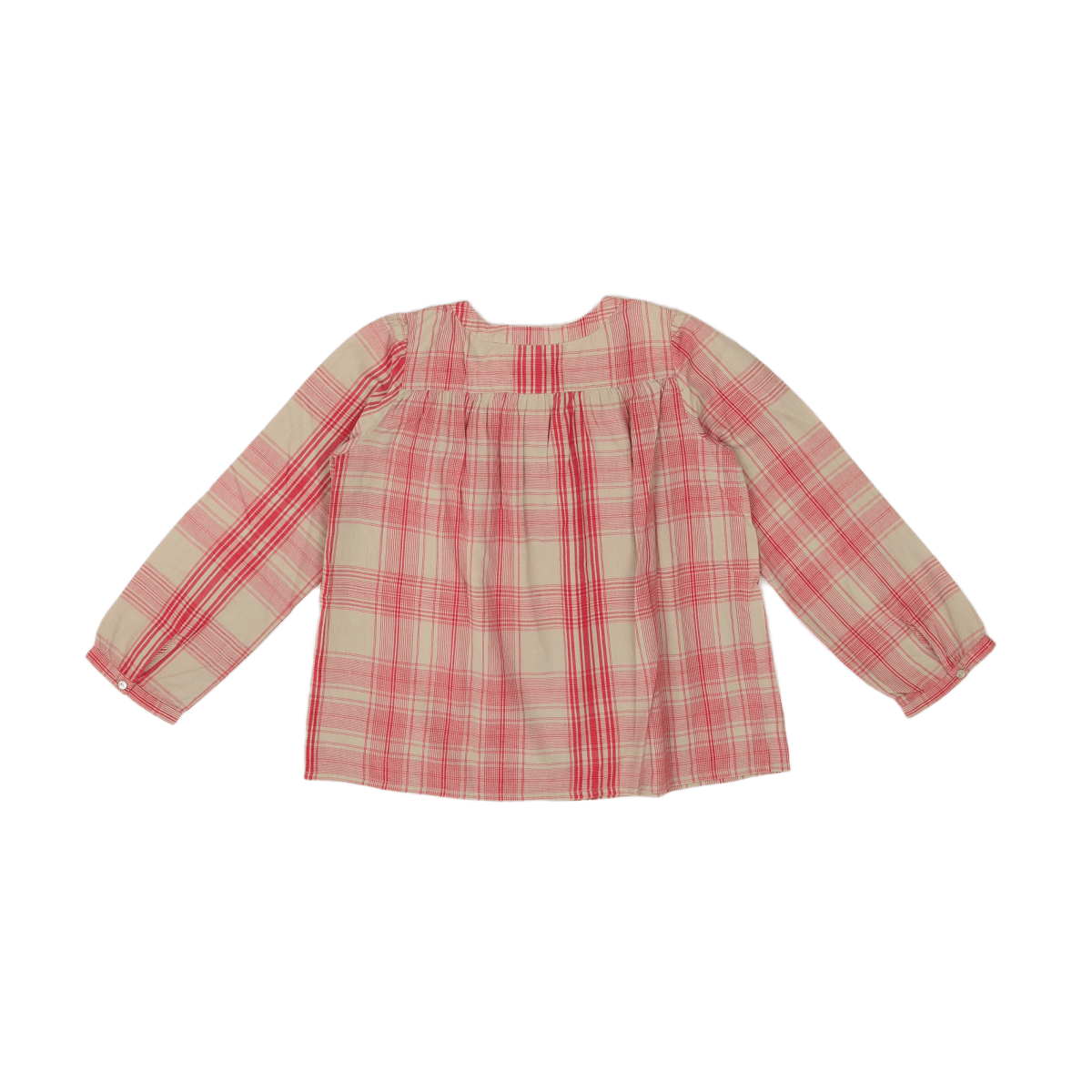 BONPOINT - HEMD - ROT, BEIGE - 8 JAHRE