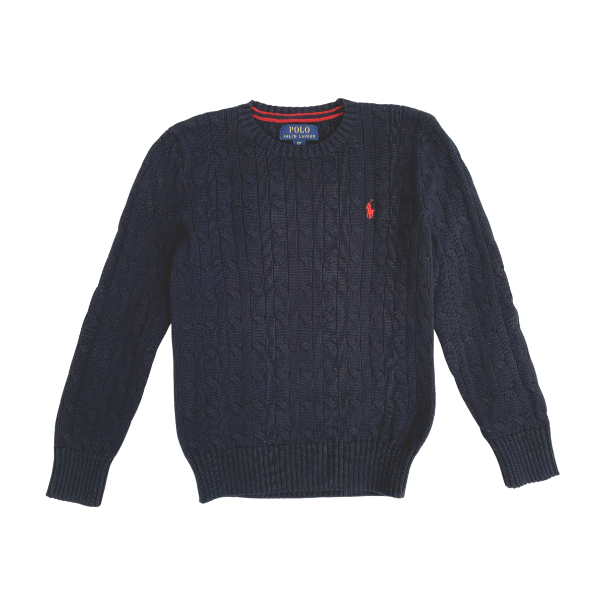 RALPH LAUREN - PULL - NOIR - 8 ANS