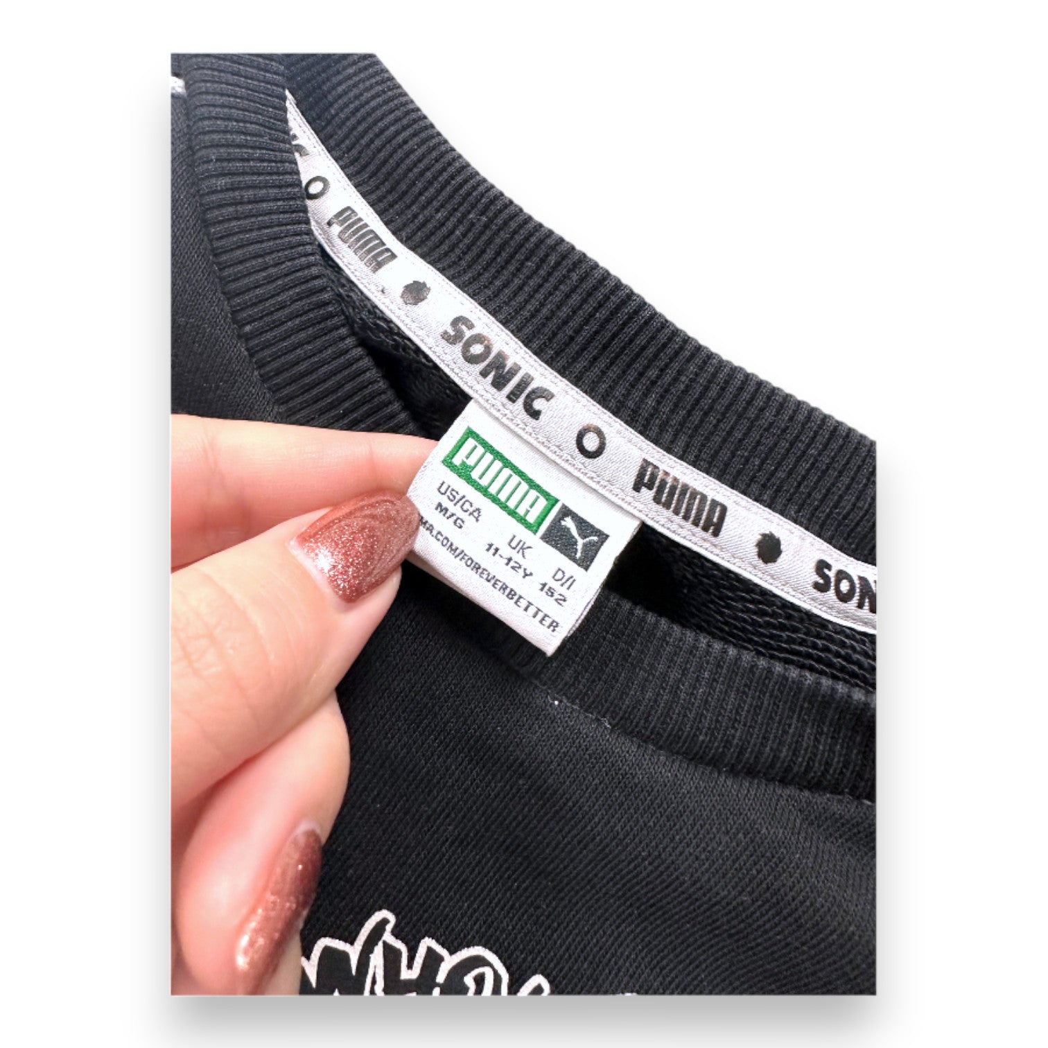 PUMA - SWEATSHIRT - SCHWARZ - 11 JAHRE