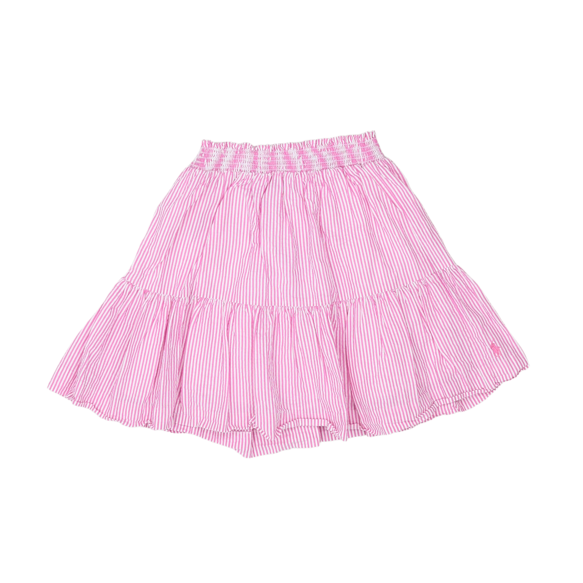 RALPH LAUREN - JUPE - ROSE, BLANC - 7 ANS