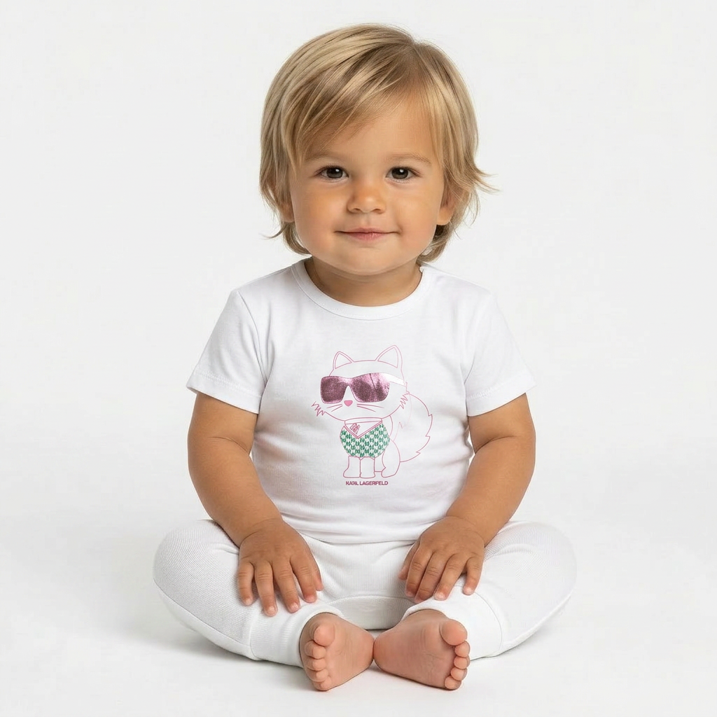 KARL LAGERFELD – T-SHIRT – WEISS – 6 MONATE