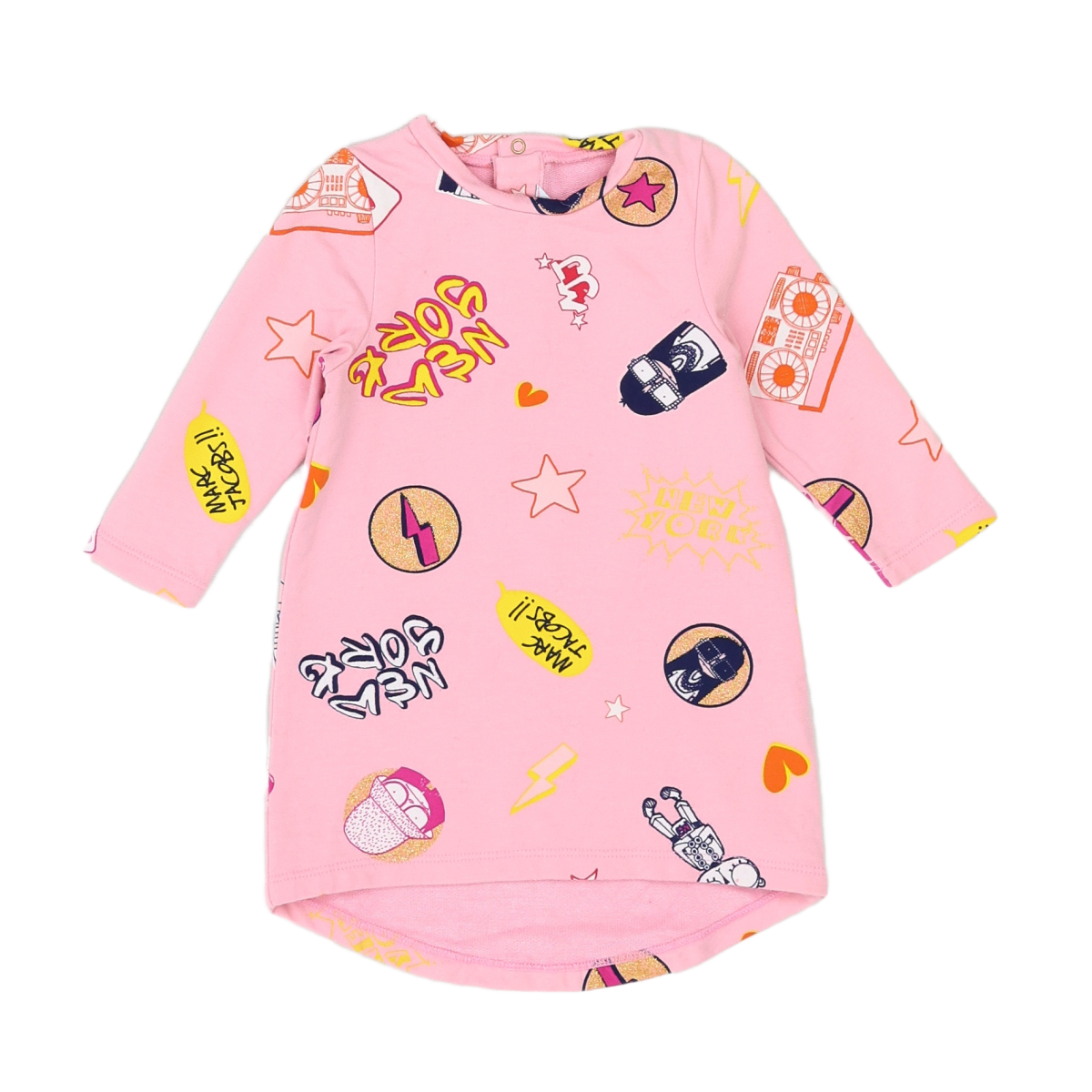 LITTLE MARC JACOBS - ROBE - ROSE - 18 MOIS