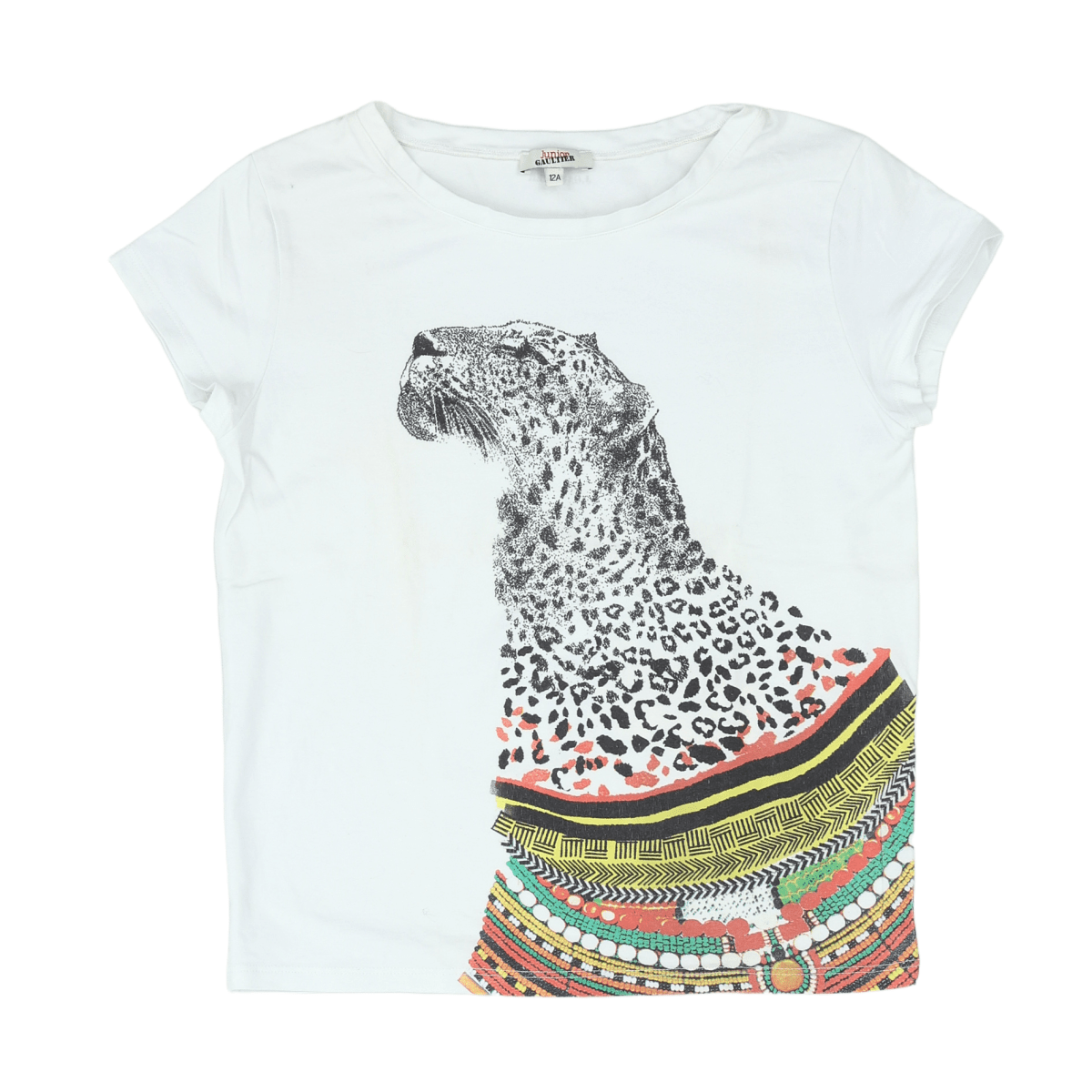 JUNIOR GAULTIER - T-SHIRT - BLANC - 12 ANS