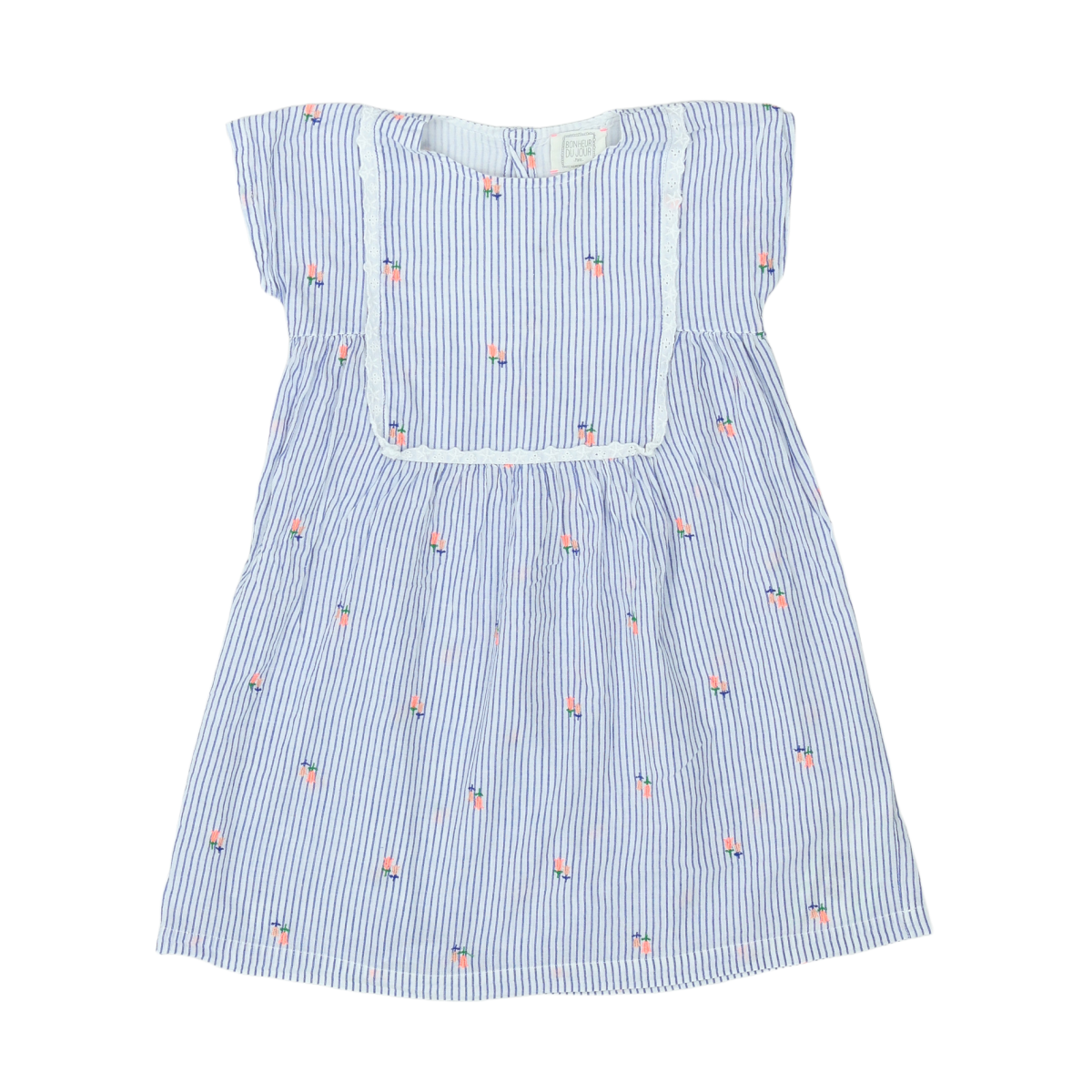 BONHEUR DU JOURS - ROBE - BLANC, BLEU - 6 ANS