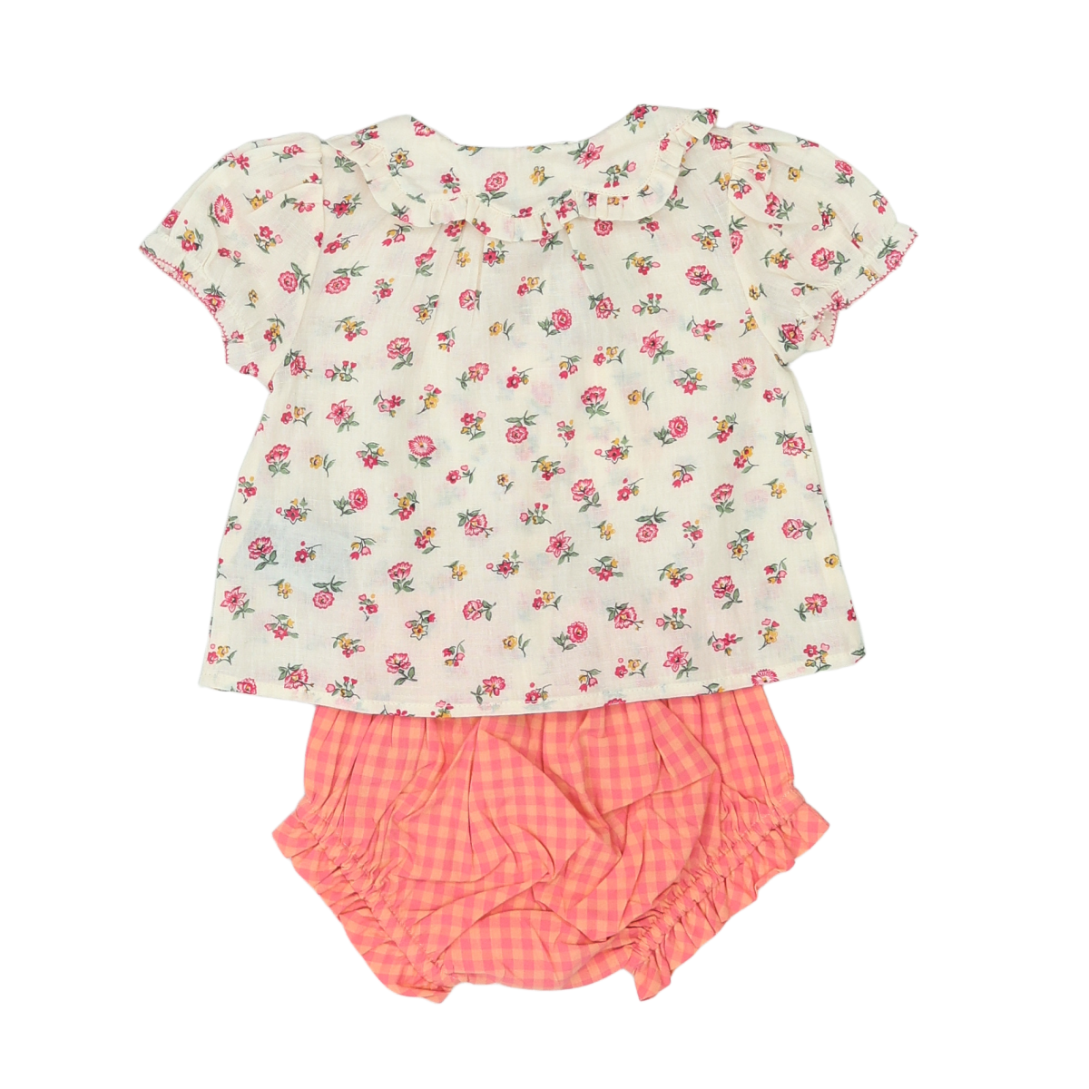 EMILE & IDA - ENSEMBLE - BEIGE, ROSE - 6 MOIS