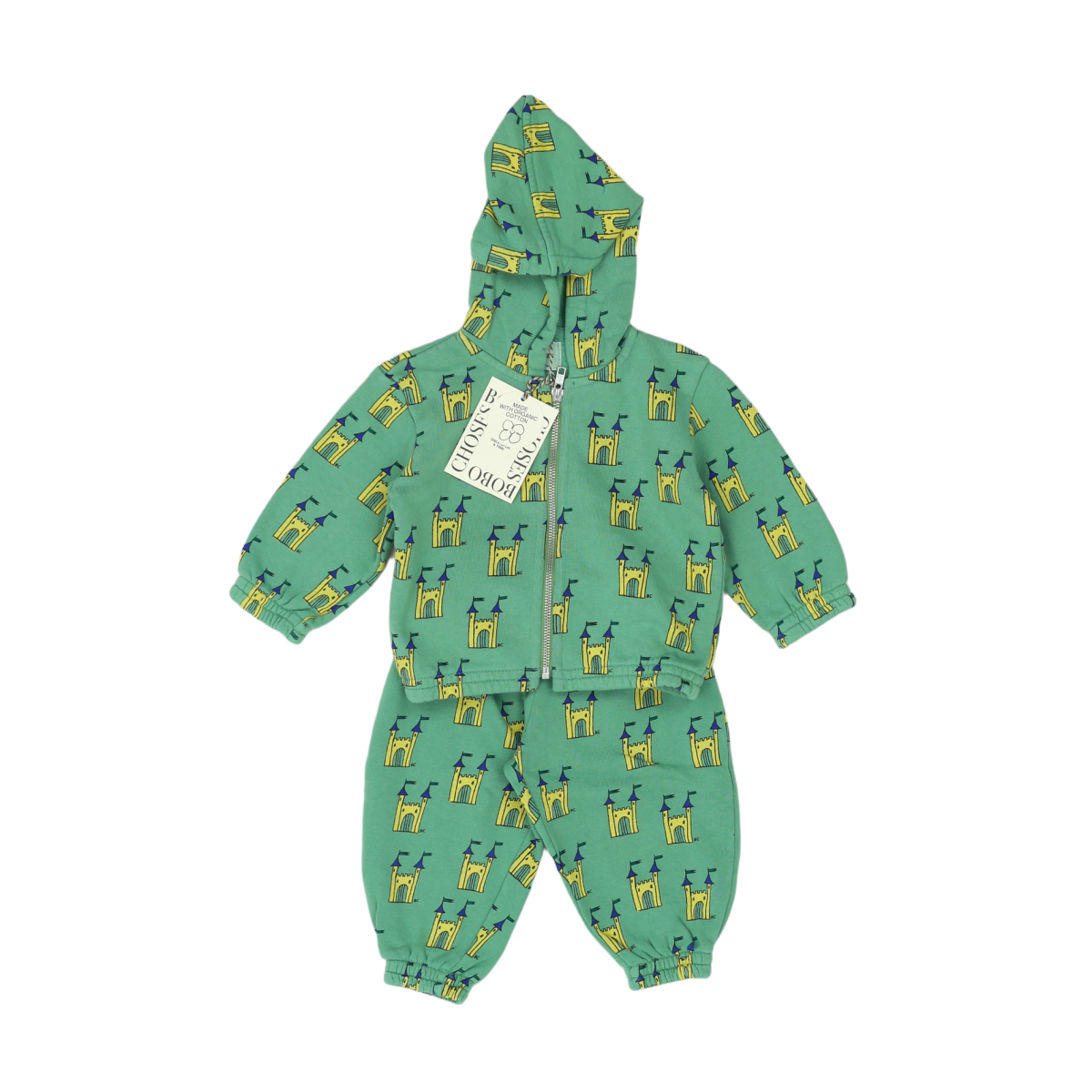 BOBO CHOSES - ENSEMBLE - VERT - 12 MOIS