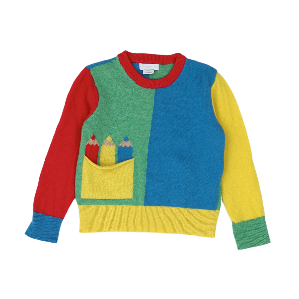 STELLA MCCARTNEY - PULL - VERT, BLEU - 6 ANS