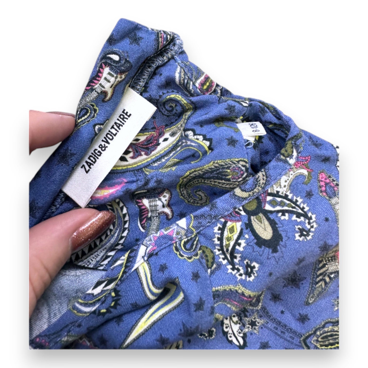 ZADIG &amp; VOLTAIRE – BLAUES KLEID – 8 JAHRE